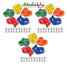 15 Climbing stones Rock holds  Rock wall grips Play Climbing Frame accessories