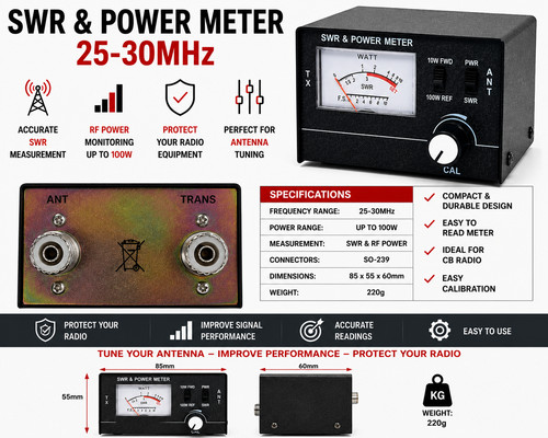 Swr power meter 30mhz - swr,