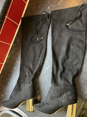 New look thigh high boots - thigh,