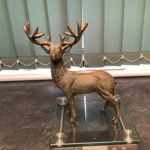 Brass deer reindeer stag - brass,