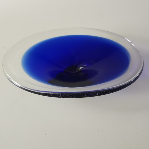 Vintage hand blown cased blue - vintage,