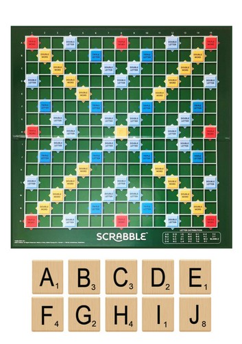 Scrabble board edible - edible, cake