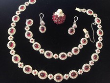 Vintage Signed Ciner Ruby