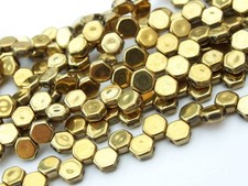 30x Honeycomb 6mm Czech Beads