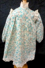 DRESS FOR ANTIQUE DOLL, DOLL