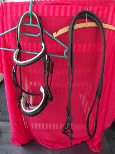 Cob bridle black - cob, with