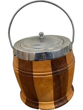 Retro Wooden Ice Bucket with