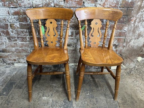 Pair dining chairs fiddle - pair,