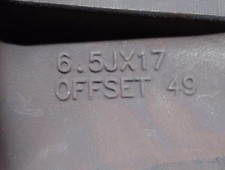 52910H8500 Wheel Rim for KIA STONIC (YB) 1.0 T-GDI 2017 5341063