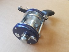 Abu Ambassadeur 6500 C3CT Elite Blue Tournament Reel ABU Power Handle & Clicker