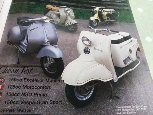 Vespa nsu prima excelsior - gp,