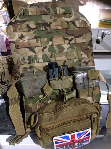 Black airsoft dummy - black,