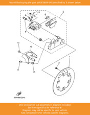 YAMAHA Caliper Assy, Rear 2