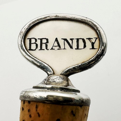 Brandy bottle stopper sterling - brandy,
