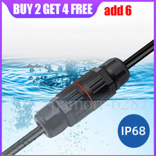 Waterproof Cable Connector Joint Outdoor IP68 Electrical Flex Cable Water Proof