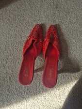Red Shoes Women Size 7