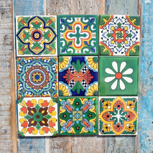 Mexican tiles botanists9 mix - mexican,