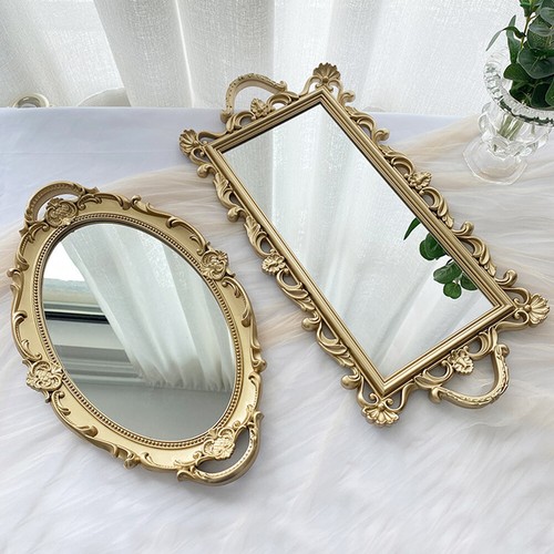 Luxury decor mirrored tray - decor,