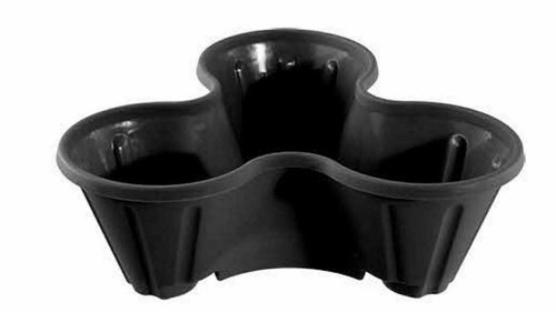 Pot planter black trio - planter,