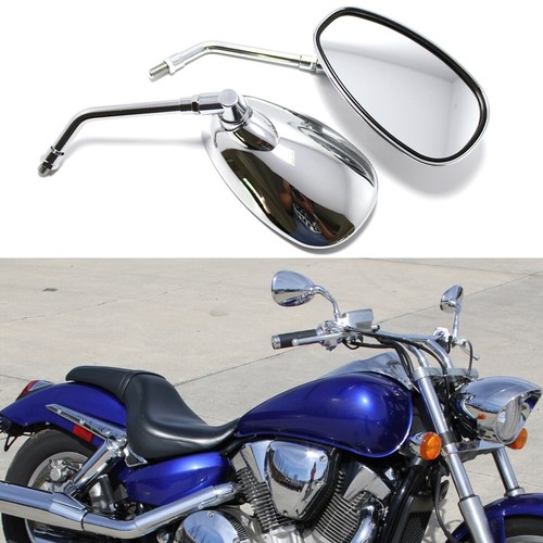 10mm motorcycle mirrors chrome - 10mm,