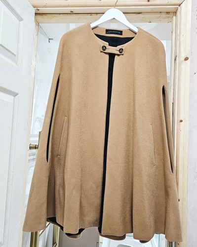 Zara italian wool cape poncho - italian,