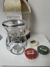 Yankee Candle Oil Burner & 3