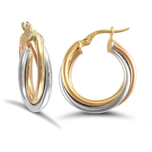 9ct gold creole - 9ct, hoop