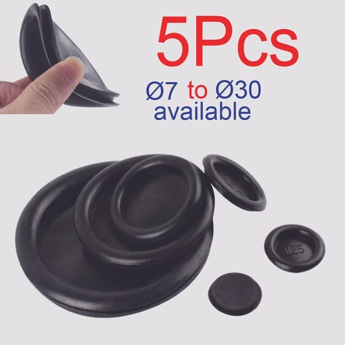 Blanking grommets rubber - 5x,