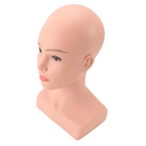 Female bald mannequin head - female,