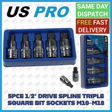 US PRO 5 Piece 1/2" Drive