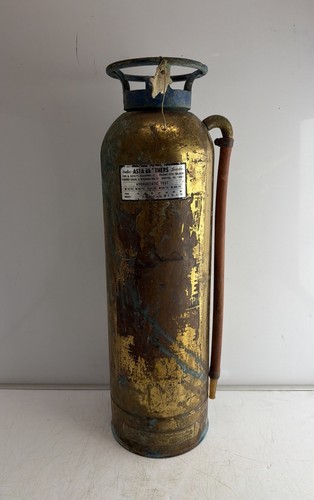Antique brass gallon fire - antique,