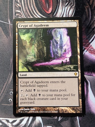 Mtg crypt agadeem - mtg,