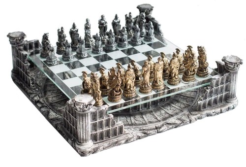 Chh roman gladiators chess - roman, 3d