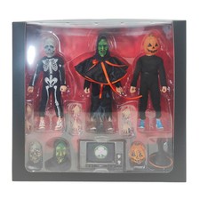 NECA Halloween 3 Season Of The Witch Trick Or Treaters Retro Clothed Action Figu