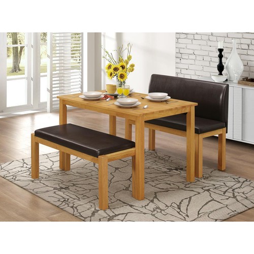 Dining kitchen table set oak - dining,