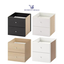 KALLAX Insert With 2 Drawers Unit Modern & Practical Storage Solution 33x33 cm