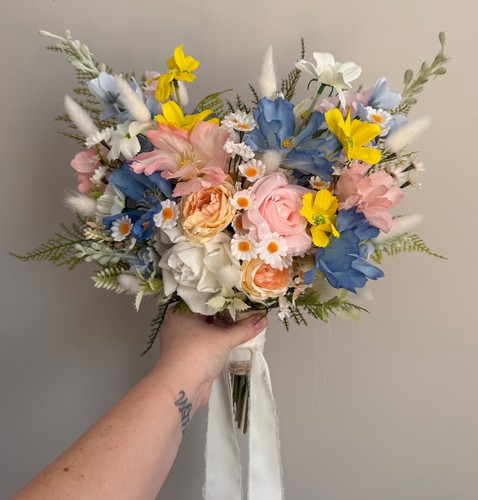 Pastel wildflower wedding - pastel,