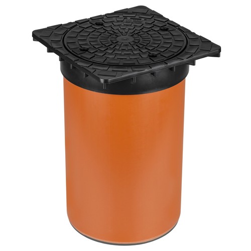 Manhole cover for - cover, corrugated