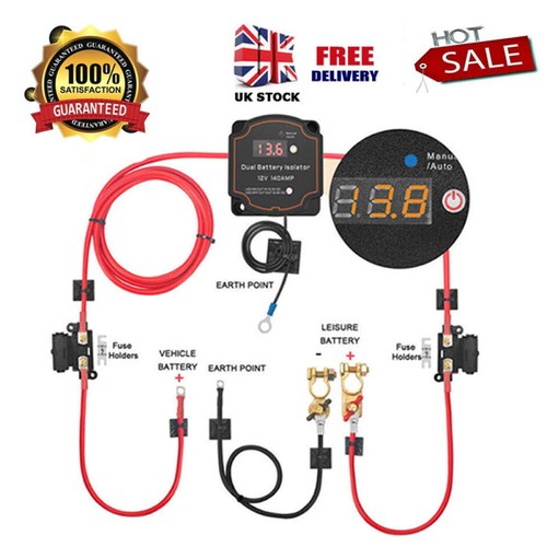 Split charge relay kit starter - charge,