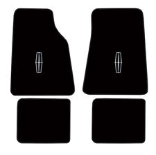 New! 1990-2011 Lincoln Town Car CARPET Floor Mats w Embroidered Logo Pick Color