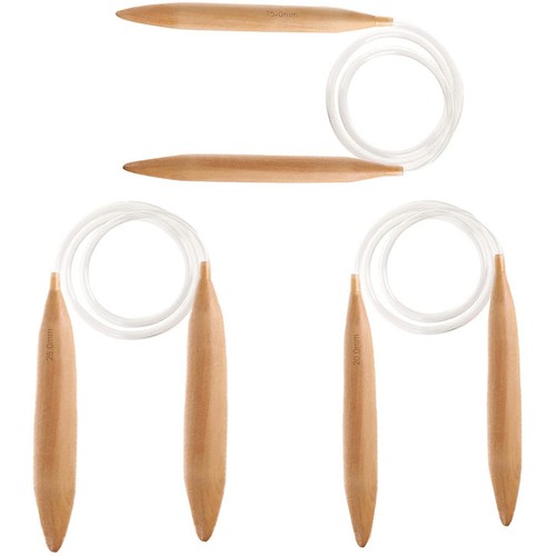 3pc wooden circular knitting - 3pc,
