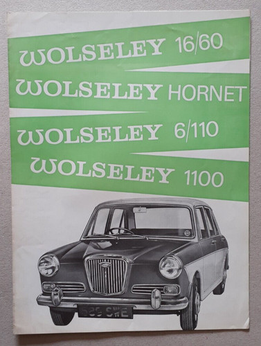 Wolseley range brochure - range, 1965