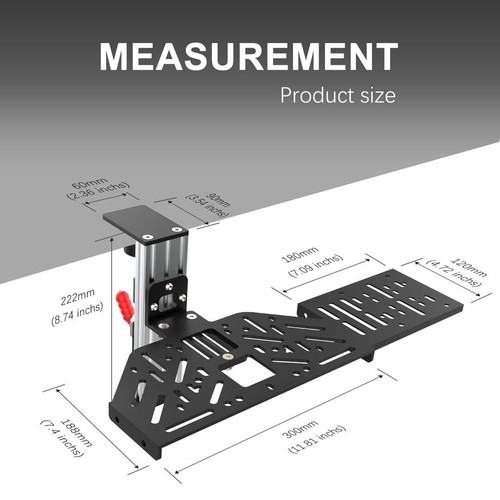 Sim racing desk - mount, clamp