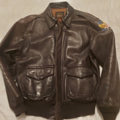 Avirex leather jacket - avirex, a