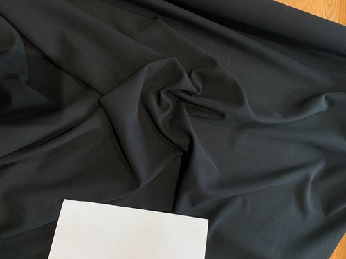 Pure silk fuji - ,, black