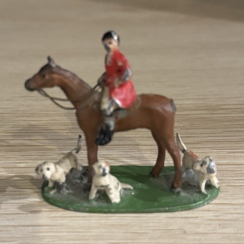 Antique german lead fox - german,