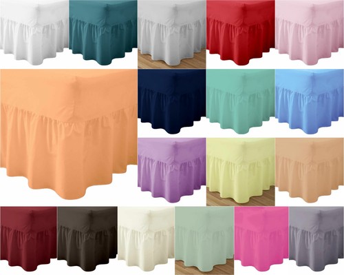 Plain dyed fitted - plain, valance