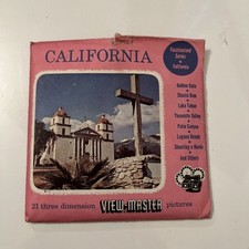 Vintage California View-Master Reels Packet Vacationland Series.