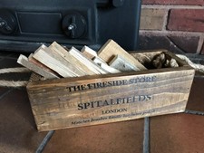 WOODEN STORAGE CRATE DISPLAY