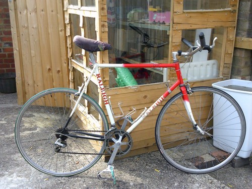Raleigh 531 road racer - raleigh, red